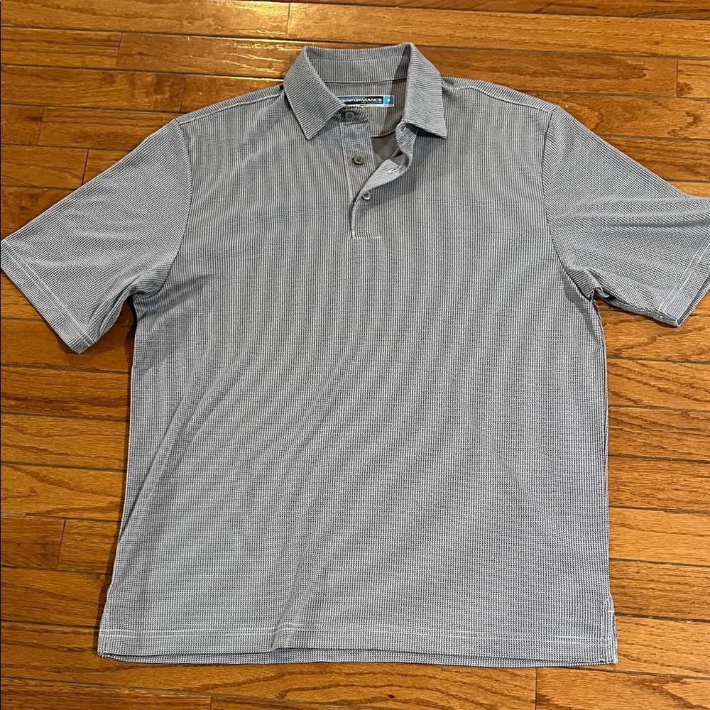 Roundtree & Yorke Light Gray Polo Shirt